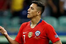 Alexis Sanchez Chile Man United Rueda