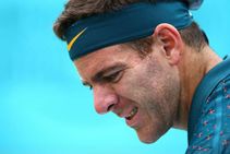Juan Martin Del Potro Knee Injury Queens