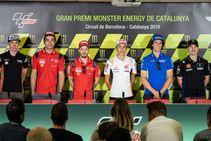 Motogp Riders Ready For Battle In Barcelona
