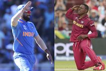 Icc World Cup 2019 Sheldon Cottrell To Mohammed Shami On India Pacer Funny Celebration