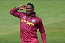Sheldon Cottrell West Indies Salute Celebration Cricket World Cup Law