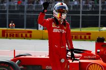 F1 Canadian Grand Prix Qualifying Sebastian Vettel Pole