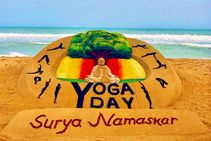 International Yoga Day 2019 Sportspersons Perform Yoga Encourage Fans