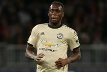 Wilfried Zaha Aaron Wan Bissaka Manchester United
