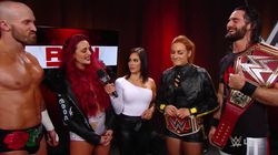 Becky Lynch Seth Rollins Faced Returning Couple On Raw