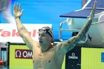 Fina World Championships Caeleb Dressel 100m Freestyle Gold Relay Katie Ledecky Usa