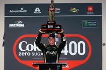 Nascar Results Daytona Justin Haley Scores First Cup Win After Crash Weather Halt Race