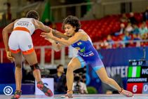 Sarita Shocks Pooja Dhanda Easy Win For Vinesh And Sakshi