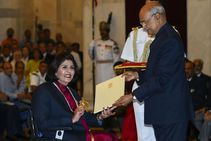 National Sports Awards Deepa Malik Basks In Khel Ratna Glory Bajrang Misses Ceremony