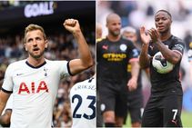Manchester City V Tottenham Rise Harry Kane Raheem Sterling