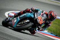 Motogp Quartararo Edges Out Vinales At The Brno Test