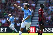 Bournemouth 1 3 Manchester City Aguero Reaches 400 Career Goals As Champions Go Second