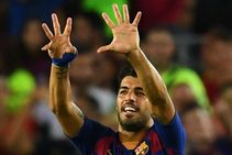 Barcelona 2 1 Arsenal Ainsley Maitland Niles Luis Suarez Joan Gamper Trophy