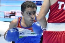 Aiba Men S World Championships Amit Panghal Dominates Opening Bout To Enter Round Of 