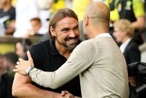Daniel Farke Norwich City Beat Manchester City Coffee Piece Of Cake After Training