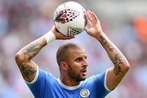 Pep Guardiola Manchester City Fernandinho Walker Laporte Replacements