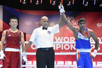 Manish Kaushik Gets Off To A Dominating Start At The Aiba Men S World Championships