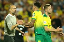 Manchester City Boss Pep Guardiola Congratulates Clinical Norwich Premier League