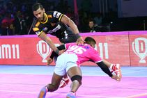 Pro Kabaddi League 2019 Telugu Titans Hammer Jaipur Pink Panthers