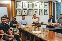 Selection Meeting Ganguly Meets Kohli Rohit To Discuss Roadmap
