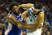 Timberwolves Karl Anthony Towns 76ers Star Joel Embiid Ejected After Brawl