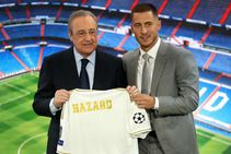 Eden Hazard Thibaut Courtois Florentino Perez Talks Real Madrid