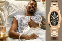Hardik Pandya Wore A Really Expensive Watch To Surgery Internet Stunned