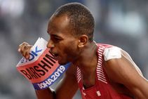 World Athletics Championships Barshim Muhammad Take Gold