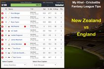 Mykhel Fantasy Tips New Zealand Vs England On November 