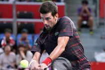 Novak Djokovic Lucas Pouille Tokyo