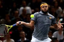 Tsonga Seals Zverev S London Spot Nadal And Djokovic Progress In Paris