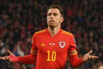 Wales 2 0 Hungary Aaron Ramseys Double Delight Ryan Giggs Euro 