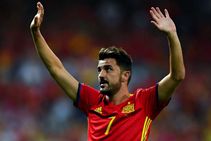 Spain Barcelona David Villa Retirement 
