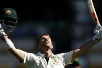 David Warner Century Joe Burns Australia Dominate Against Pakistan Brisbane Test