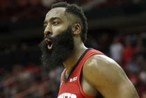 James Harden Rockets Warriors Clippers