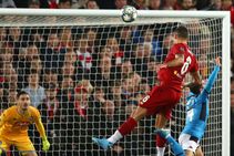 Liverpool Draw Napoli Dejan Lovren Header Champions League