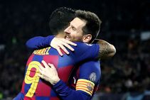 Barcelona 3 1 Borussia Dortmund Qualification Suarez Messi Griezmann