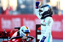 Lewis Hamilton Valtteri Bottas Pole F1 United States Grand Prix Qualifying