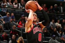 Lavine Chicago Bulls Franchise Record Three Charlotte Hornets Nba