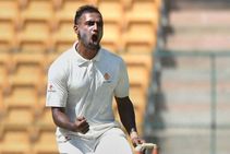 Ranji Trophy Mithun Takes 6 As K Taka Bundle Out Up For 281 Pujara Shines