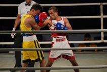 Big Bout Indian Boxing League Gujarat Giants Tame Ne Rhinos In Close Contest For Second Win