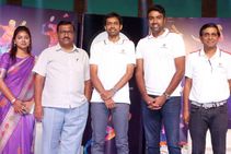 R Ashwin Pullela Gopichand Attend Launch Of Gaudium Sportopia