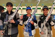 South Asian Games 2019 Mehuli Ghosh Shoots 10m Air Rifle Gold India Sweeps All Medals