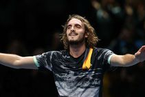 Novak Djokovic Beaten By Stefanos Tsitsipas To Meet Rafael Nadal Mubadala World Tennis Championship