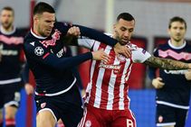 Olympiacos 1 0 Red Star Belgrade Youssef El Arabi Late Penalty Secures Europa League Spot