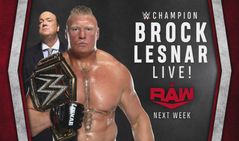 Brock Lesnar Return And Huge Title Matches Confirmed For First Wwe Raw Of 