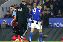Leicester West Ham 4 1 Jamie Vardy Injury Premier League