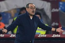 Maurizio Sarri Happy Napoli Juventus Serie A