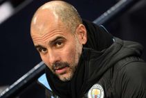 Pep Guardiola Man Utd City First Leg