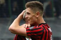 Milan Spal Coppa Italia Match Report Piatek